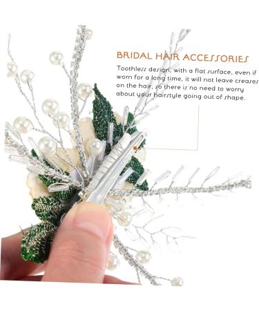 minkissy Hair Clips Hair Barrettes Hair Jewelry Bride Hair Accessory Bride Headpiece Bride Accessories Headpiece for Bride Hair Accessories Wedding Rhinestones Bridesmaid Manual Issue Card - Buy Online on GoSupps.com