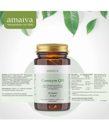 Coenzyme Q10 240mg High Dose - Vegan Supplement with OPC & Piperine | Over-the-Counter PZN: 11482640 - International Shipping Available - Buy Online on GoSupps.com