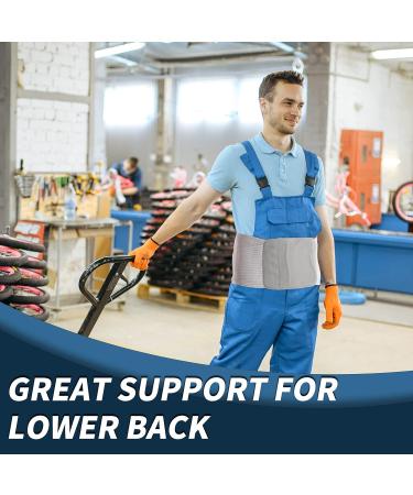 Adjustable Inflatable Back Bandage with Lumbar Support Pain Relief for Herniated Disc & Sciatica | Medium Size (33-37) - Buy Online on GoSupps.com