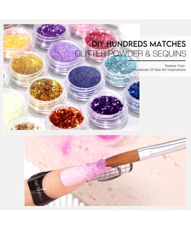 Morovan Acrylic Nail Set - Complete Geln gel Starter Kit with 48W UV Lamp Nail Drill Acrylic Powder & Liquid Brush for Perfect Nails - Buy Online on GoSupps.com