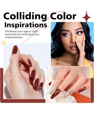 VENALISA Gel Nail Polish 7.5ml Brown Color Gel Polish Soak Off UV LED Long-Wear Mirror Shine Essential for Nail Art Salon-Quality Manicure at Home 559 - Buy Online on GoSupps.com