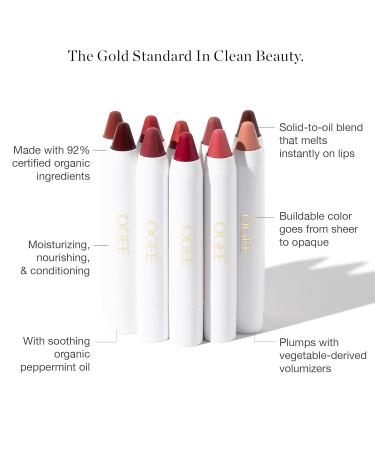 Ogee Tinted Sculpted Lip Oil Linnea Linnea - Shimmery Peach 1 Count (Pack of 1) - Buy Online on GoSupps.com