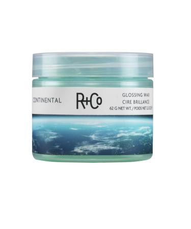 R+Co Continental Glossing Wax, Lightweight Wax for Lasting Hold, High Shine and Smooth Texture, 2.2 Oz