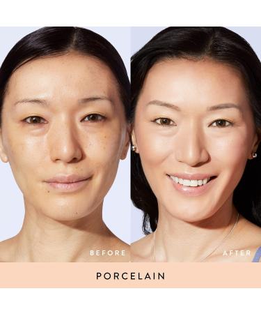 LAURA GELLER NEW YORK Baked Balance-n-Brighten Powder Foundation in Porcelain + Kabuki Brush - Buy Online on GoSupps.com