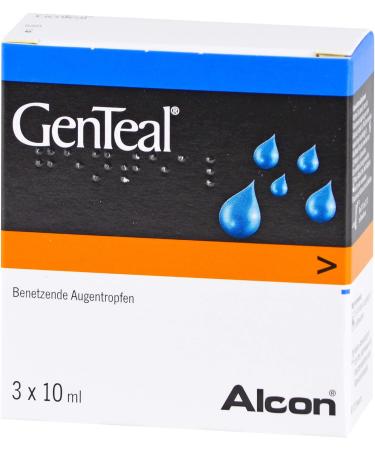 Genteal Eye Drops 3x10 ml - Soothing Relief for Dry Eyes | Fast International Shipping - Buy Online on GoSupps.com