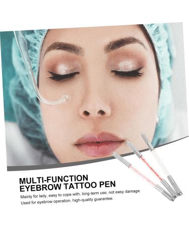 Mikinona 3pcs Fruit Embroidery Pen Pen Makeup Tool Eyebrow Microblading Kit Metal Pen Plastic - Buy Online on GoSupps.com