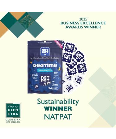 BUZZPATCH NATPAT Sleepy Patch Sleep Aid Patches - Relaxing Bedtime Stickers for Adults - Plant-Based Sleep Support - Drug & Melatonin Free Bedtime Stickers - 24 Count - Buy Online on GoSupps.com