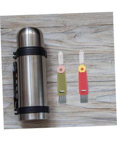 Solustre Mini Brush Mug Cleaner - Multifunctional Bottle & Cup Washing Tool for Kitchen | Effective Glass & Baby Bottle Cleaning - Buy Online on GoSupps.com