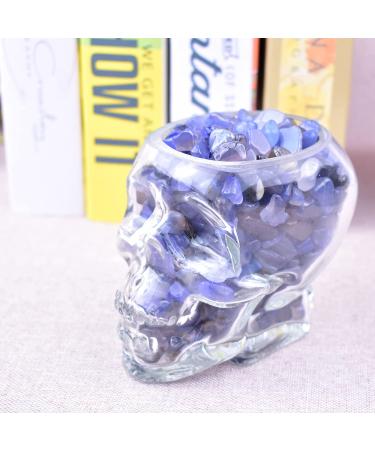 Blue Agate Crystal Chips Bulk 0.85lb (385g) for Jewelry, Crafts & Home Decor - Healing Reiki Stones, Sea Glass for Fish Tanks - 0.85lb - Buy Online on GoSupps.com
