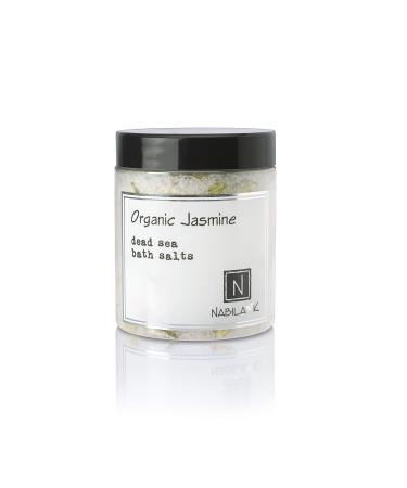 Nabila K Organic Bath Salts - Dead Sea Salt & Epsom Salt Scrub & Bath Soak - Exfoliates & Hydrates The Skin - Botanical Essential Oils & Extracts - Hibiscus Petals - 9.5 oz Organic Hibiscus Petals 9.5 Ounce
