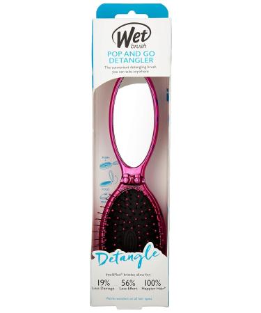 Wet Brush Pop & Go Detangler Hair Brush - Pink, 1 Count - Buy Online on GoSupps.com