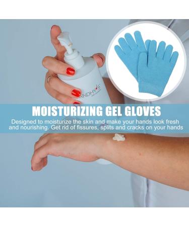 FRCOLOR 1pair Moisturizer Care Re.x.cm Rough Blue Cuticles Healing Moisturizing Chapped Cracked Men Spa for Exfoliating Gloves Practical Silicone Hydrating Women Lining - Buy Online on GoSupps.com