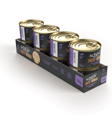 Schesir Taste The World Thai Coconut Chicken Flavor Complete Wet Food for Dogs (8 x 150g cans) - Buy Online on GoSupps.com