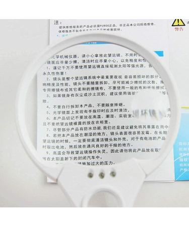 Professional High-Old Reading Amplifier Magnifier Optical Hand-held Glass with Lamp Magnifier Full of Stars - Buy Online on GoSupps.com