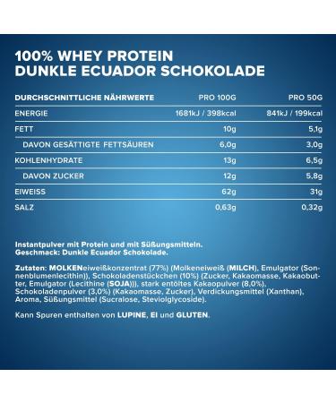 Ironmaxx 100% Whey Protein Powder - Pure Dark Cocoa 2.35kg | Water-Soluble Protein | Multiple Flavors Available - Buy Online on GoSupps.com