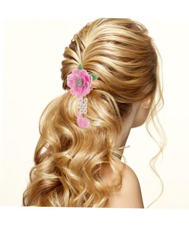 1 Pair Hairpin Pearl Hair Barrettes Asian Hair Womens Hair Clips Girl Flower Hair Accessories Vintage Flower Hair Clip Bridal Hair Barrettes Wedding Hair Alloy Miss Tassel Walk - Buy Online on GoSupps.com