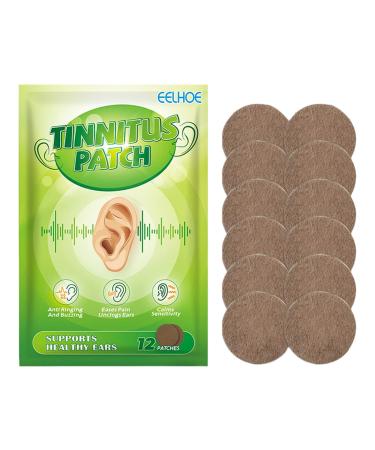 SINGOVE Tinnitus Relief Patch Tinnitus Relief Tinnitus Treatment Hearing Loss and Earache Relief Tinnitus Relief Treatment Patch 12 Pcs Zo Skin Health Products (A One Size) One Size A
