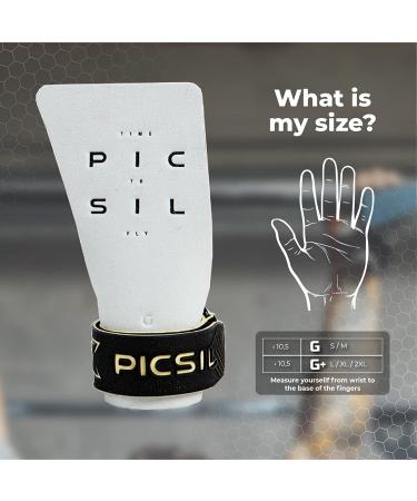 PICSIL Condor Grips - No Hole Leather Hand Grips for Gymnastics, Cross Training, Pull Ups, Weightlifting - Coral (S-M) - Buy Online on GoSupps.com