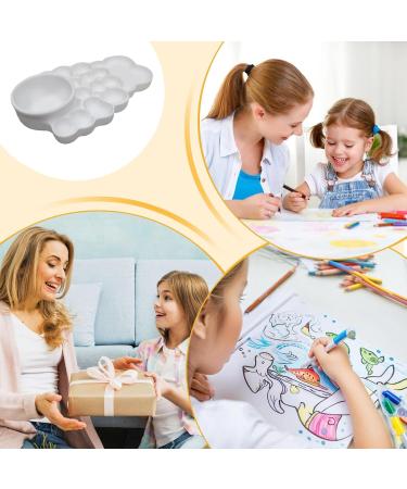 Rukjmqi Watercolor Palette Artistic Color Mixing Palette - Watercolor Mixing Tray For Adults Boys and Girls Crafts Travel Home Classroom Parties Drawing - Buy Online on GoSupps.com