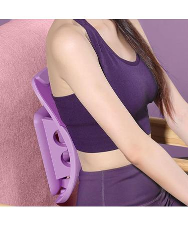 Shop Charming Purple 3-Stage Adjustable Lumbar Support Spine Board - Lower Back Extension & Neck Straps - Back Massage Device & Cracker Board for Ultimate Relief - Buy Online on GoSupps.com