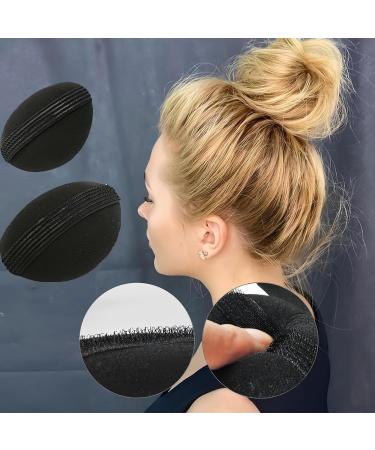 2-Piece Dutt Pillow Set | Nylon Invisible Fluffy Hair Accessories for Volume & Style | Perfect for Parties & Special Occasions - Buy Online on GoSupps.com