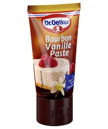 Dr.Oetker Bourbon Vanilla Paste 50 g with aromatic extract made of bourbon vanilla pods for refining desserts pastries & cakes vegan