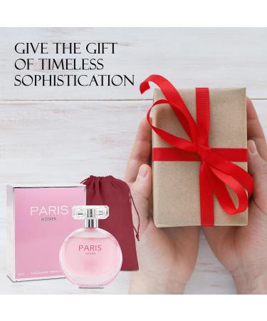 Paris Women Eau de Parfum Spray Perfume Fragrance For Women-Daywear Casual Daily Cologne Set with Suede Pouch- 3.4 Fl Oz Bottle Beauty Gift for Birthday Anniversary - Buy Online on GoSupps.com