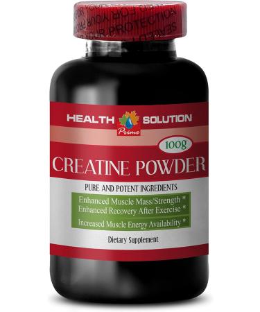 Organic Creatine Monohydrate Powder 100g - Boost Muscle Growth & Performance - Micronized Creatine 5g | International Shipping Available - Buy Online on GoSupps.com