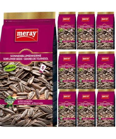 Pufai Grocery Sunflower Seeds, Dakota Salted 250g Pack of 10