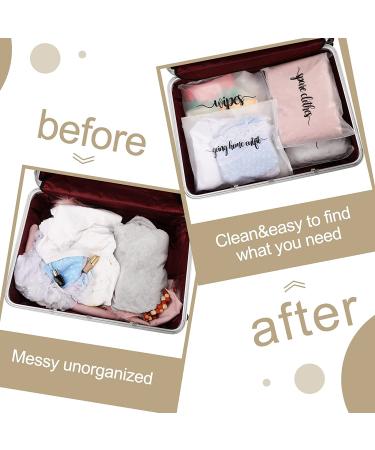 15 Pack Labor and Delivery Hospital Bags 11.02x13.78 Inch - Diaper Bag Organizers for Mom & Baby - Frosted Clear Plastic Resealable Pouches - Buy Online on GoSupps.com