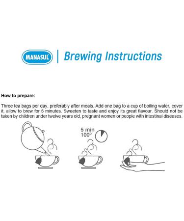  HE MANASUL MANASUL - Boldo Rosemary and Turmeric Infusion. Protective Liver Digestive Tea. Hepa-T. Box of 25 tea bags - Buy Online on GoSupps.com
