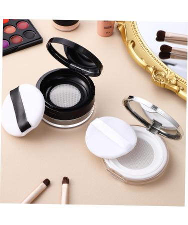  BIUDECO Travel Container with Powder Puff 20g Elastic Mesh 3g Slim Silver Case - Buy Online on GoSupps.com