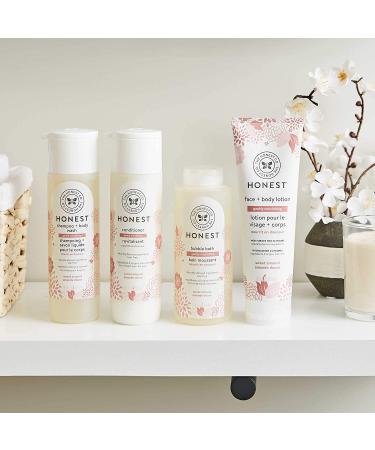 The Honest Company 2-in-1 Cleansing Shampoo & Body Wash + Face & Body Lotion Bundle, Gentle for Baby, Sweet Almond Nourish 18.5 fl oz - Naturally Derived [1 Count] - Buy Online on GoSupps.com