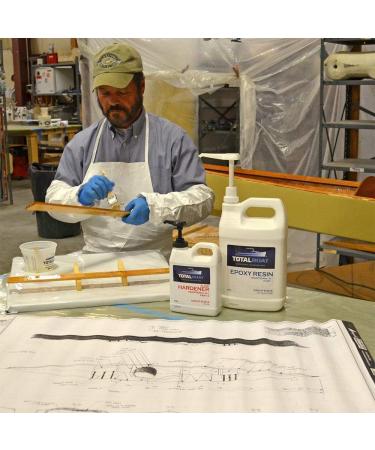 Total Boat 5:1 Epoxy Fast Hardener 6 Ounces (for Quart of Resin), Clear Amber - Buy Online on GoSupps.com