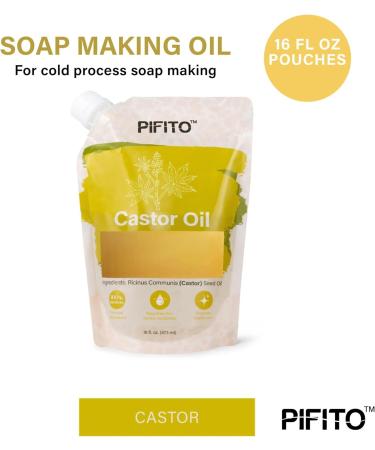 Premium 100% Pure Castor Oil (16 oz) - Ideal for Soap Making Skin Care Hair Care and Aromatherapy | Natural Moisturizing Carrier Oil - Buy Online on GoSupps.com