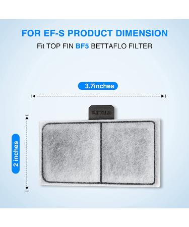 HiTauing 6/8 Pack Filter Cartridges for Top Fin EF-S Element & BF5 BETTAFLO - S-6 Packs - Buy Online on GoSupps.com