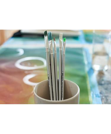 Liquitex Basics Paintbrush No. 2 White Filbert - Professional Quality Brush for Artists - Buy Online on GoSupps.com