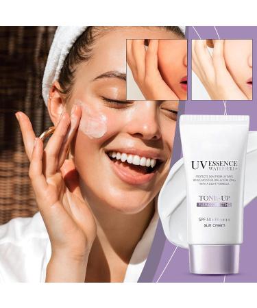  szaluyk Face Sunscreen Primer - Lightening 50ml Broad Spectrum Cream | Moisturizing Moisturizing Formula Sweat Resistant Lightweight | Sun Protection for Sports Hiking - Buy Online on GoSupps.com