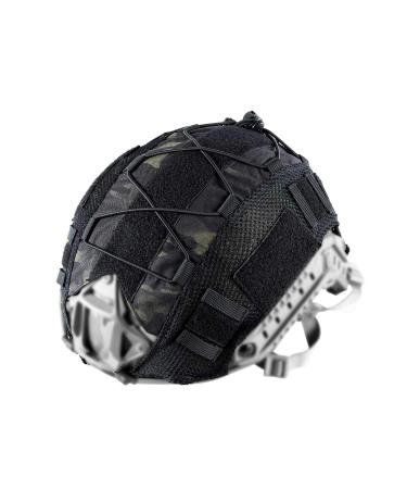 Oneigris tactical helmet cover helmet cover almost helmet cover for ballistic almost helmet in size L & FAST PJ helmet in size L/XL version 1.0 MC black