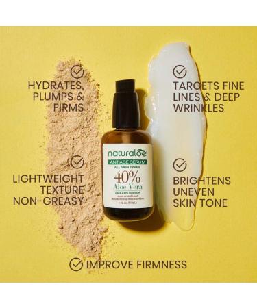 Buy Anti-Aging Serum with 40% Aloe Vera Hydrate & Revitalize Your Skin | International Shipping Available - Buy Online on GoSupps.com