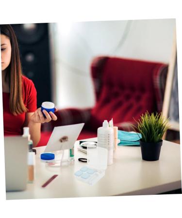 Buy SOLUSTRE 4pcs Colored Contact Lenses & Case Travel Glasses & Makeup Mirror for International Shipping - Buy Online on GoSupps.com