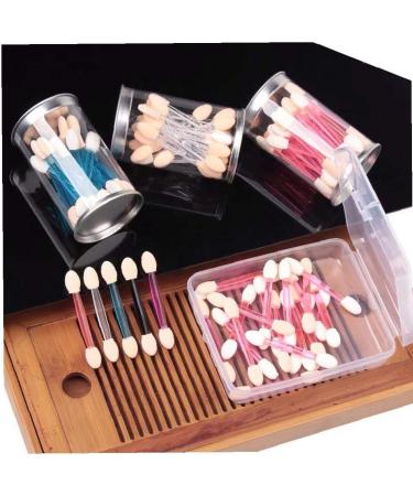 Disposable Dual Sided Eyeshadow Brush 30piece Portable Sponge Tipped Oval Makeup Applicator Tools for Eyeshade - Buy Online on GoSupps.com
