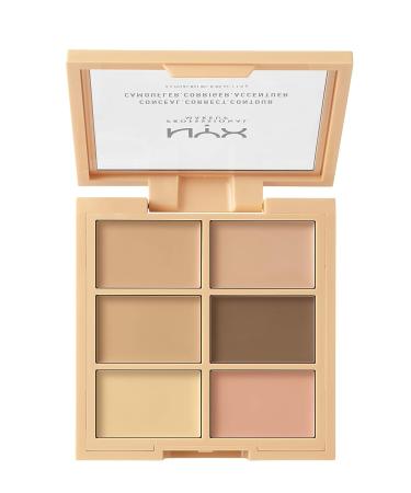 NYX Conceal Correct Contour Palette 01 Light - Perfecting Beauty Kit - Buy Online on GoSupps.com