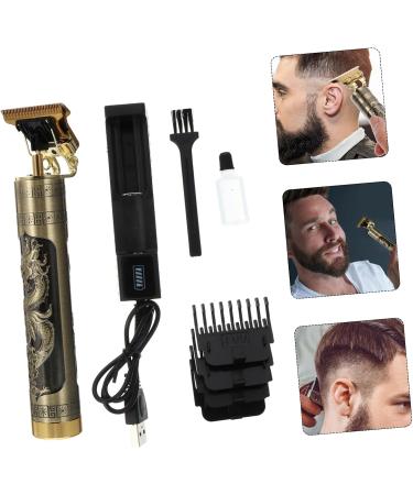 minkissy Electric Clippers Electric Trimmer Rechargeable Lint Shaver Cordless Hair Trimmer Hair Mustache Trimmer Hair Cutting Tool Hair Cutting Comb Aluminum Alloy Golden Clipper for Barber - Buy Online on GoSupps.com