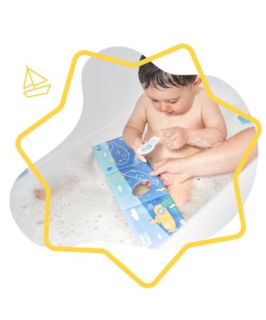 Buy Badabulle Bath Book with Octopus Finger Puppet - BPA-Free Story & Figures for 4 Months+ - Buy Online on GoSupps.com