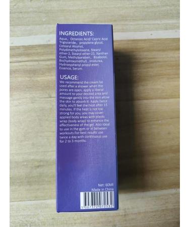 Hot Cream 2 Pack Slimming Fat Burning Cream for Belly Waist & Buttocks Burning Cellulite Enhance Sweating for Thighs Legs Abdomen Arm & Buttock Moisturizing Firming and Tightening Goodbye Cellulite - Buy Online on GoSupps.com