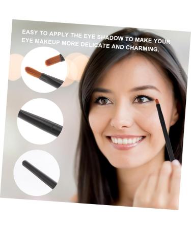 PLAFOPE 10pcs Nose Shadow Brush Cosmetics Brush Cosmetics Eye Brush Makeup Eyeshadow Black Artificial Fiber - Buy Online on GoSupps.com