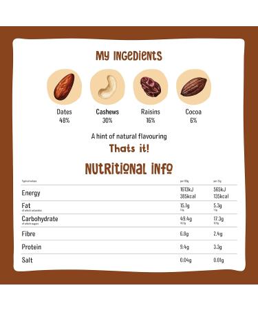 Nakd Cocoa Delight Vegan Fruit & Nut Bars - 48 x 35g - Gluten Free Healthy Snack - Buy Online on GoSupps.com