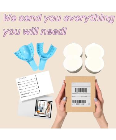 Custom Clear Dental Retainers Retainer Made in The USA | at Home Kit for Perfect Custom Fit Great for Replacement Retainers (Lower Only) - Buy Online on GoSupps.com