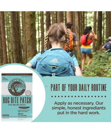 Nature's Willow All Natural Bug Bite Patches with White Willow Bark | 40-Count Anti Itch Relief for Mosquito & Spider Bites - Buy Online on GoSupps.com